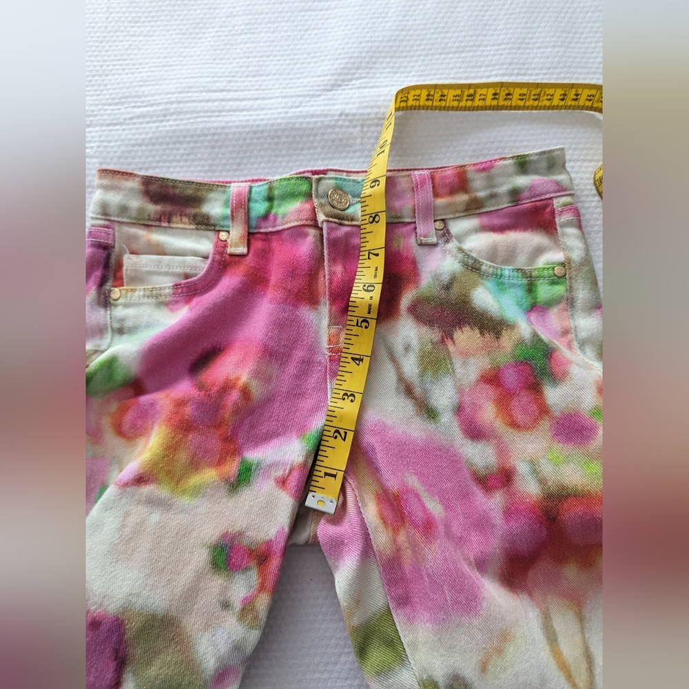 KATE SPADE New York Broome Street Colorful Abstract Skinny Stretch Jeans SZ 25. - Picture 6 of 9